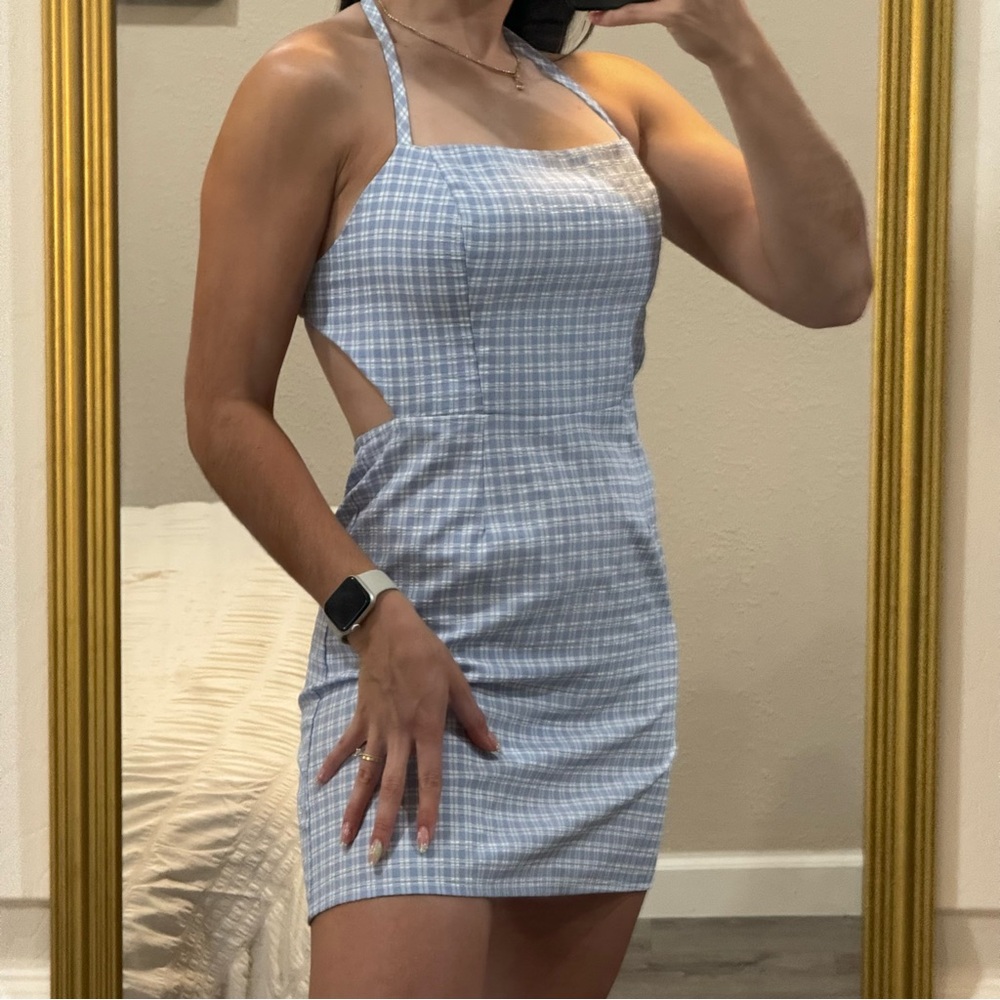 LOTTIE MOSS gingham dress
